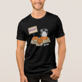 Peanuts | Snoopy Pumpkin Patch Boo! Tri-Blend Shirt (Voorkant)