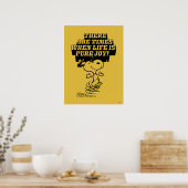 Peanuts | Snoopy Pure Joy Poster (Keuken)
