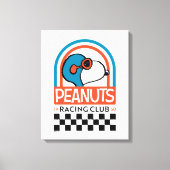 Peanuts | Snoopy Racing Club Canvas Afdruk (Voorkant)