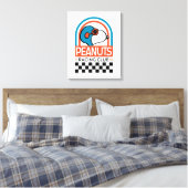 Peanuts | Snoopy Racing Club Canvas Afdruk (Insitu (Slaapkamer))