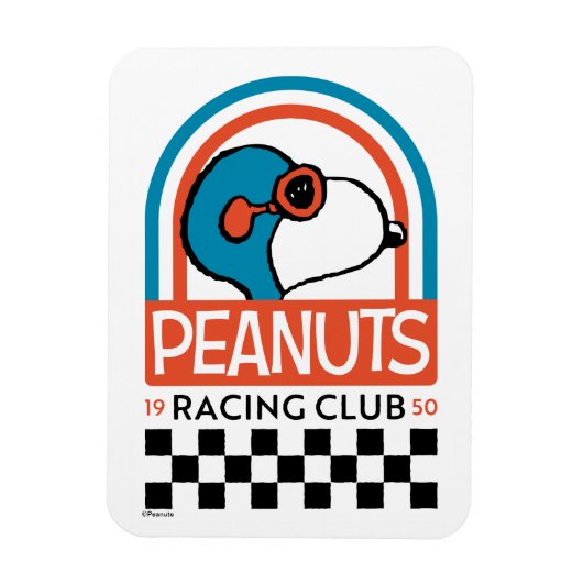 Peanuts | Snoopy Racing Club Magneet (Verticaal)