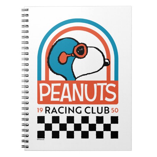 Peanuts | Snoopy Racing Club Notitieboek (Voorkant)