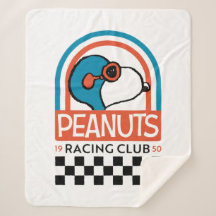Peanuts   Snoopy Racing Club Sherpa Deken