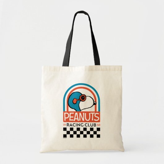 Peanuts | Snoopy Racing Club Tote Bag (Voorkant)