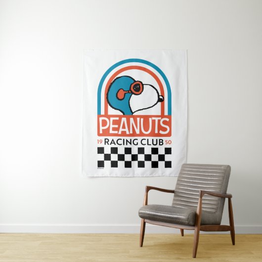 Peanuts | Snoopy Racing Club Wandkleed (In situ)