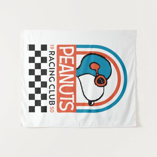 Peanuts | Snoopy Racing Club Wandkleed (Voorkant (horizontaal))