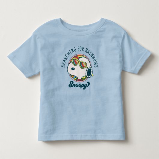 Peanuts | Snoopy Rainbow Heart Zonnebril Kinder Shirts (Voorkant)