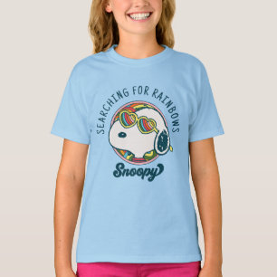 Peanuts Snoopy Rainbow Heart Zonnebril T-shirt