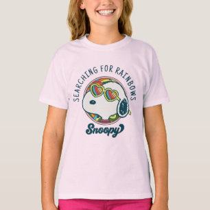 Peanuts Snoopy Rainbow Heart Zonnebril T-shirt