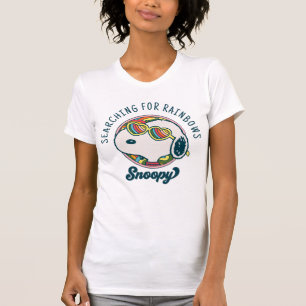 Peanuts Snoopy Rainbow Heart Zonnebril T-shirt
