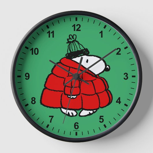 Peanuts | Snoopy Red Puffer Jacket (Voorkant)