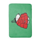 Peanuts | Snoopy Red Puffer Jacket Badmat (Voorkant Verticaal)