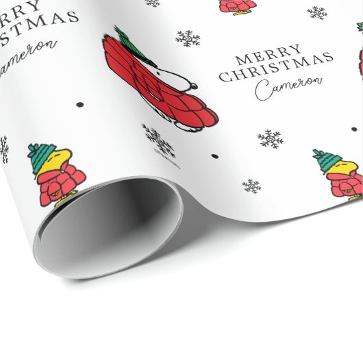 Peanuts | Snoopy Red Puffer Jacket Cadeaupapier (Rol Hoek)