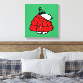 Peanuts | Snoopy Red Puffer Jacket Canvas Afdruk (Insitu (Slaapkamer))