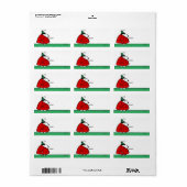 Peanuts | Snoopy Red Puffer Jacket Etiket (Full Sheet)