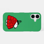 Peanuts | Snoopy Red Puffer Jacket iPhone 16 Hoesje (Achterkant horizontaal)