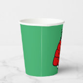 Peanuts | Snoopy Red Puffer Jacket Papieren Bekers (Rechts)