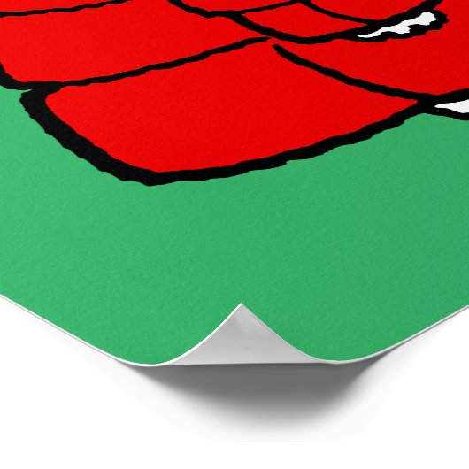 Peanuts | Snoopy Red Puffer Jacket Poster (Hoek)