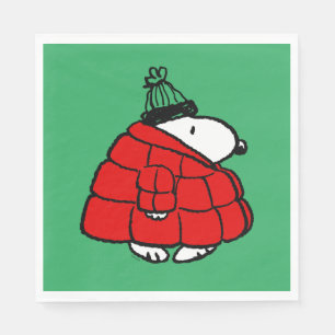 Peanuts   Snoopy Red Puffer Jacket Servet