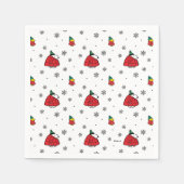 Peanuts | Snoopy Red Puffer Jacket Servet (Voorkant)