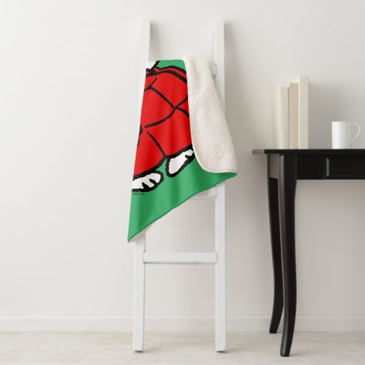 Peanuts | Snoopy Red Puffer Jacket Sherpa Deken (In situ)