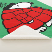 Peanuts | Snoopy Red Puffer Jacket Sherpa Deken (3/4)