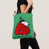 Peanuts | Snoopy Red Puffer Jacket Tote Bag (Dichtbij)