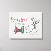 Peanuts | Snoopy Rendier Canvas Afdruk (Voorkant)