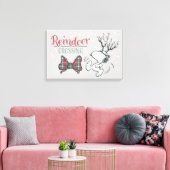 Peanuts | Snoopy Rendier Canvas Afdruk (Insitu (Woonkamer))