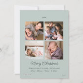 Peanuts | Snoopy Rendier Crossing Christmas Feestdagenkaart (Achterkant)