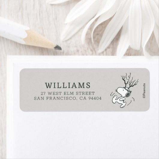 Peanuts | Snoopy Rendier Etiket (Insitu)