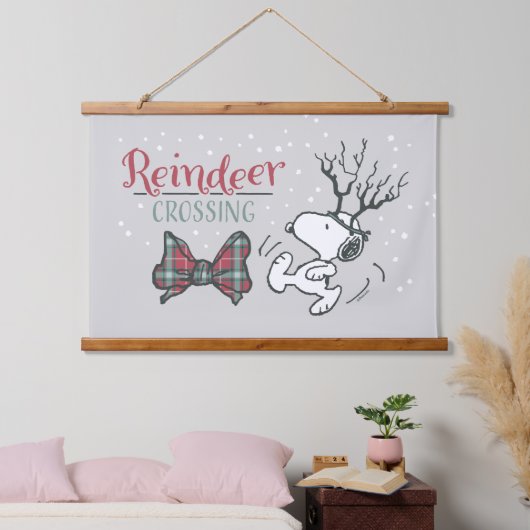 Peanuts | Snoopy Rendier Hangend Wandkleed (Slaapkamer)