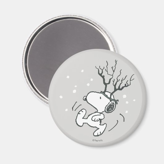 Peanuts | Snoopy Rendier Magneet (Voorkant / Achterkant)