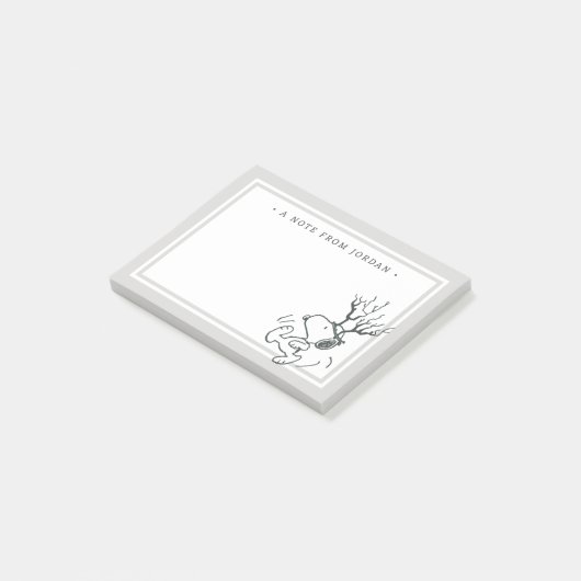 Peanuts | Snoopy Rendier Post-it® Notes (Schuin)