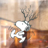 Peanuts | Snoopy Rendier Raamsticker (Vel 2)