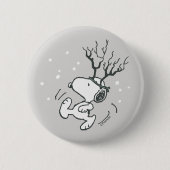 Peanuts | Snoopy Rendier Ronde Button 5,7 Cm (Voorkant)