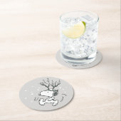 Peanuts | Snoopy Rendier Ronde Kartonnen Onderzetter (Insitu)