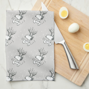 Peanuts   Snoopy Rendier Theedoek