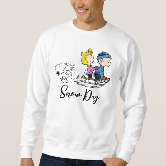 Peanuts | Snoopy, Sally & Linus Sled rijden Trui (Voorkant)