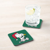 Peanuts | Snoopy Santa & Woodstock Gift Bier Onderzetter (Rechterzijde)