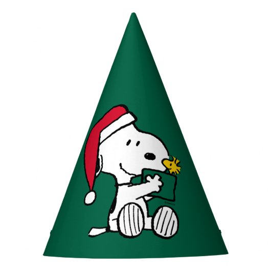 Peanuts | Snoopy Santa & Woodstock Gift Feesthoedjes (Voorkant)