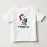 Peanuts | Snoopy Santa & Woodstock Gift Kinder Shirts<br><div class="desc">Bekijk dit leuke Peanuts Christmas-ontwerp.</div>