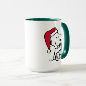Peanuts | Snoopy Santa & Woodstock Gift Mok (Voorkant rechts)