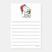 Peanuts | Snoopy Santa & Woodstock Gift Post-it® Notes (Voorkant)