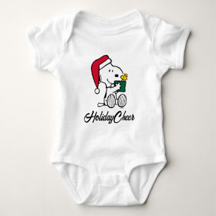 Peanuts Snoopy Santa & Woodstock Gift Romper