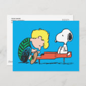 Peanuts | Snoopy & Schroeder aan de Piano Briefkaart (Voorkant / Achterkant)