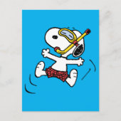 Peanuts | Snoopy Scuba Diver Briefkaart (Voorkant)