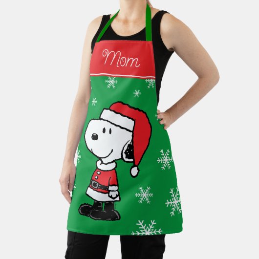 Peanuts | Snoopy Sinterklaas | Jouw namen toevoege Schort (Insitu)