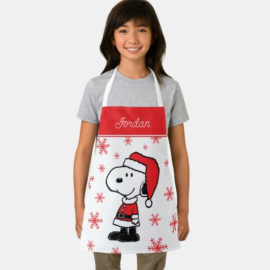 Peanuts | Snoopy Sinterklaas | Jouw namen toevoege Schort (Insitu)