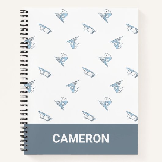 Peanuts | Snoopy Slaap Tijd Patroon Notitieboek (Voorkant)